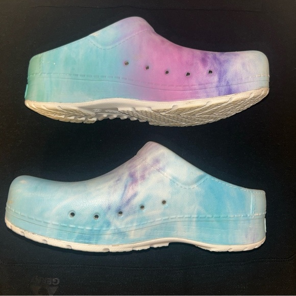 Colorful Dansko Tie-Dye Clogs - Picture 9 of 9